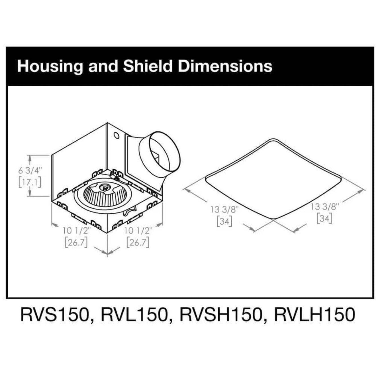 ReVent Bathroom Ceiling Exhaust Fan 150-CFM 120V Adjustable LED Lighting White