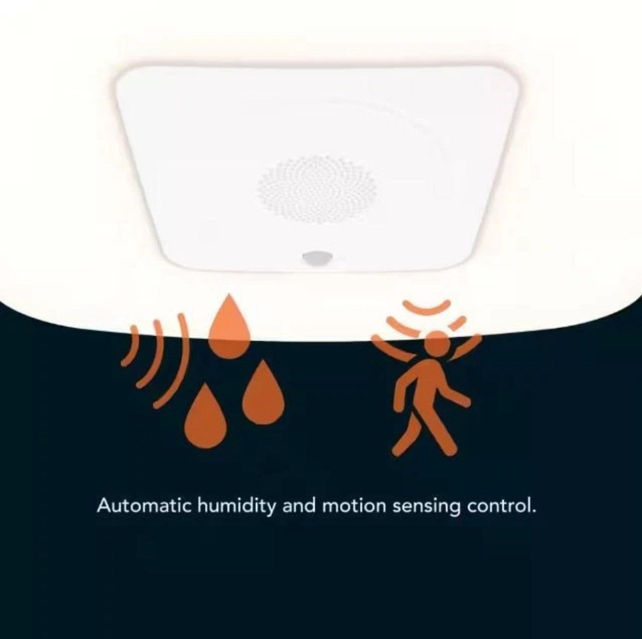 Commercial Electric 80/110 CFM Ceiling Exhaust Fan LED Bluetooth Speaker BF1112