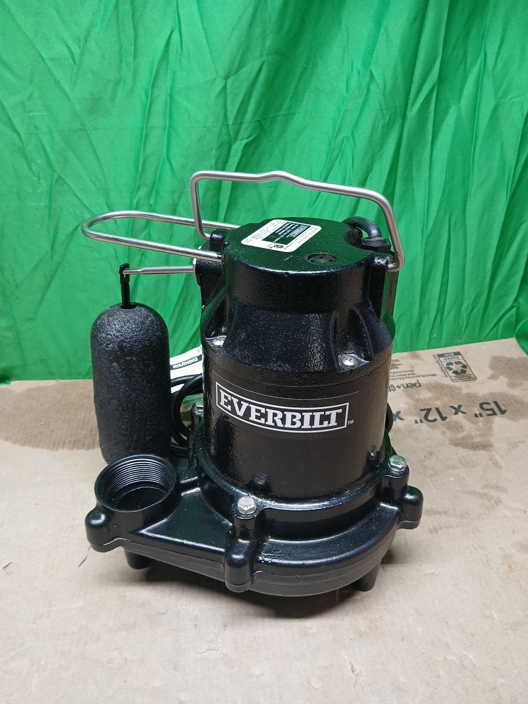 Everbilt 1/2 HP Cast Iron Submersible Sump Pump