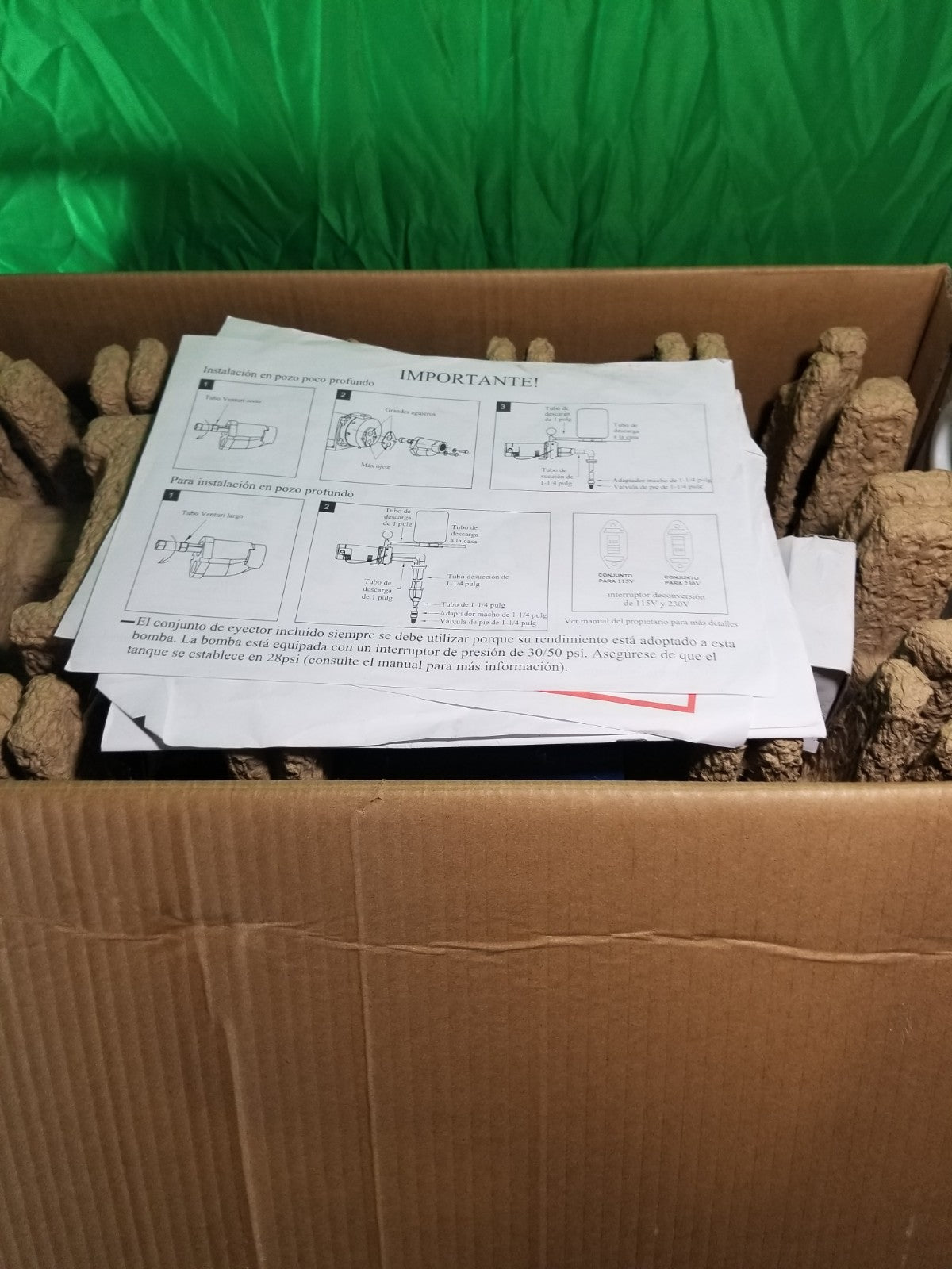 Everbilt 1 HP Professional Convertible Jet Pump *for Parts* Read Description***