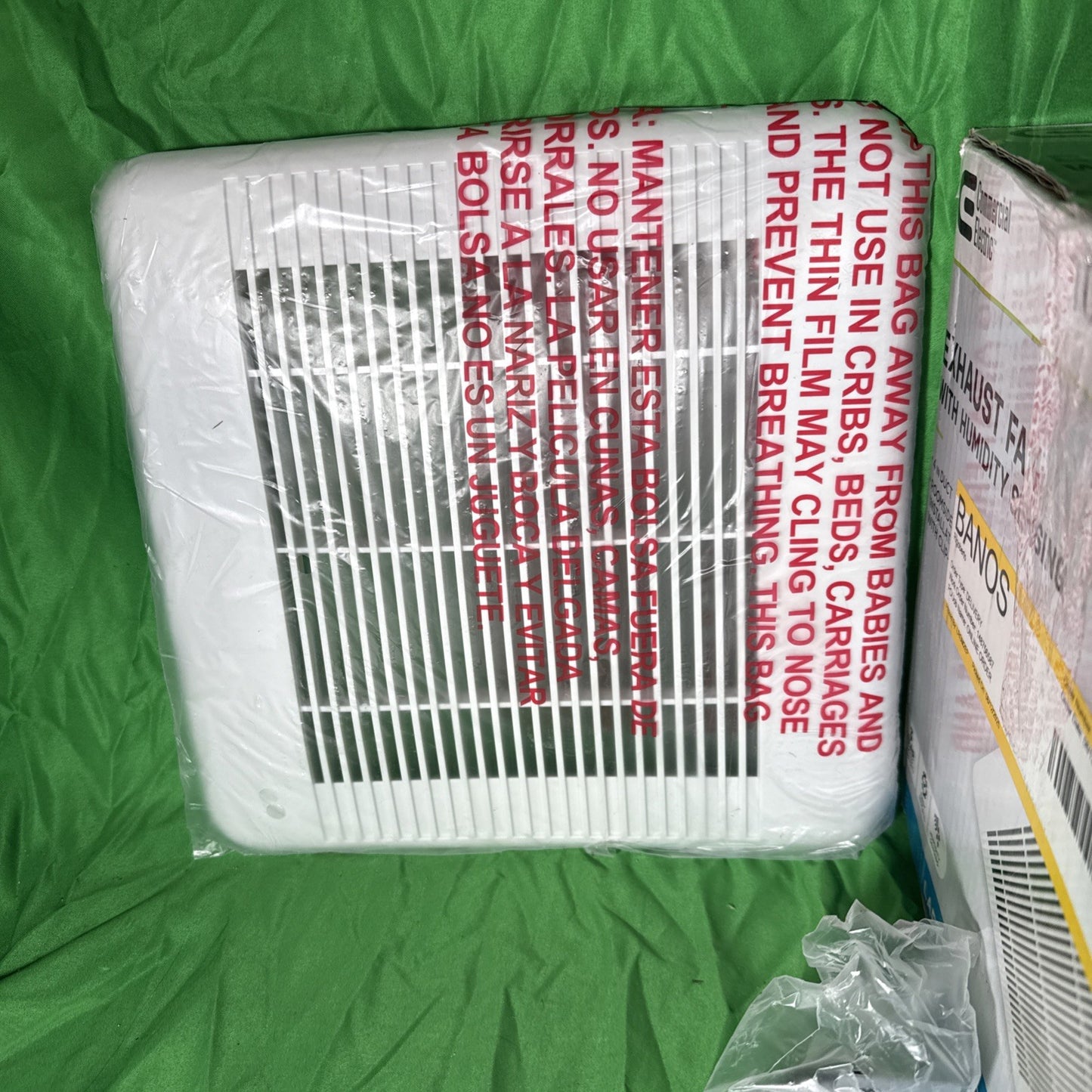 Commercial Electric 110 CFM 1.5 Sone Bathroom Exhaust Fan with Humidity Sensing