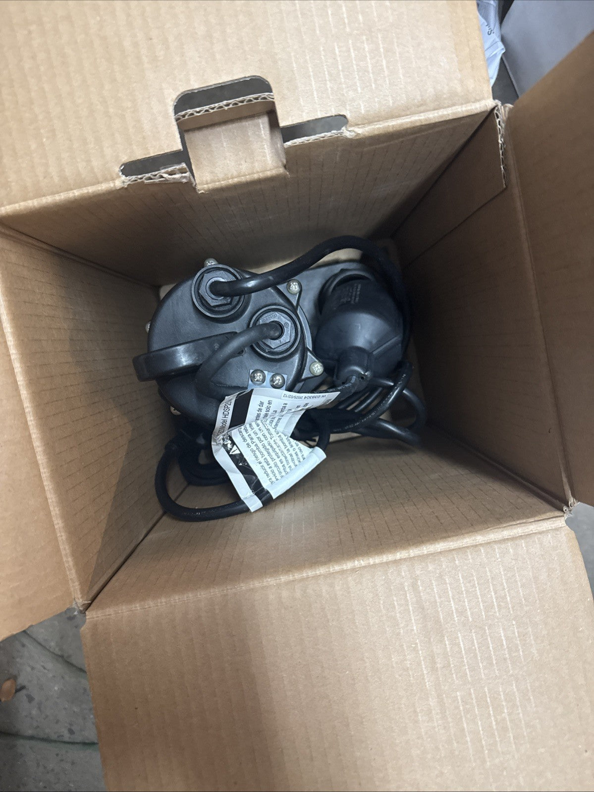 Everbilt 1/4 HP Aluminum Sump Pump w/ Tether Float Switch HDSP25W NEW OPEN BOX.