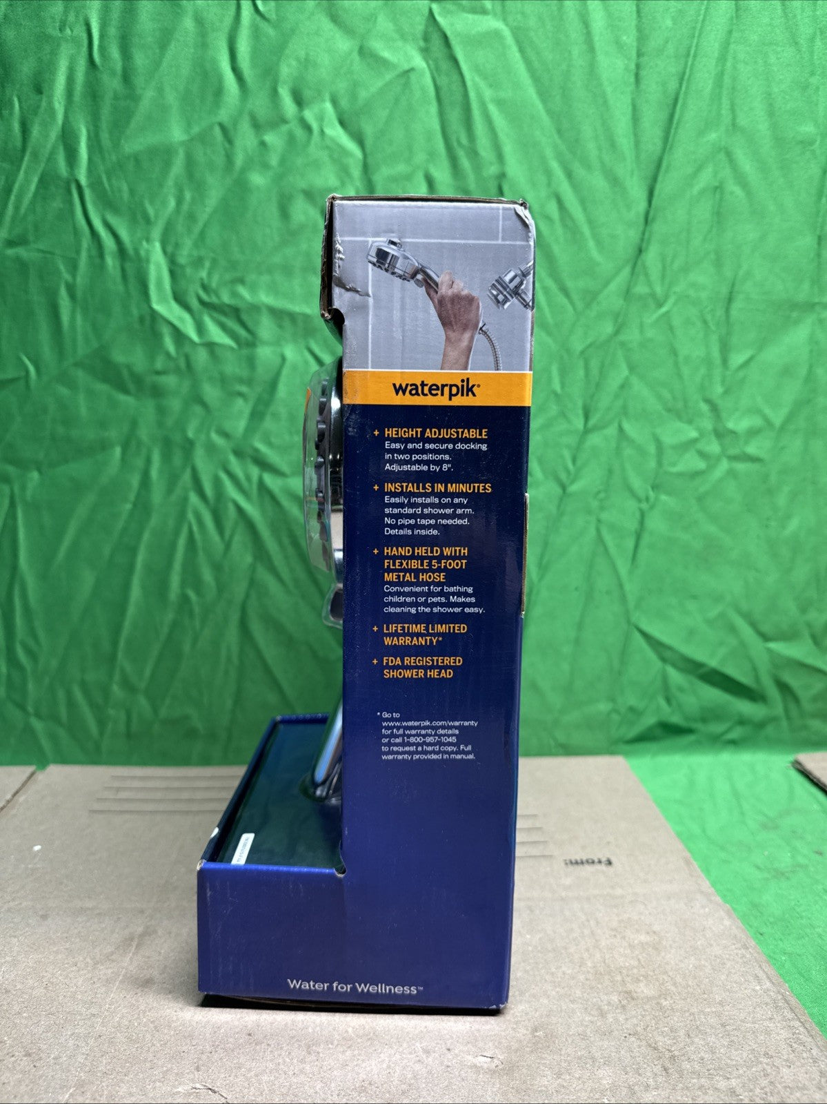 NEW Dualdock Multi-height 7spray wallmount handheld showerhead