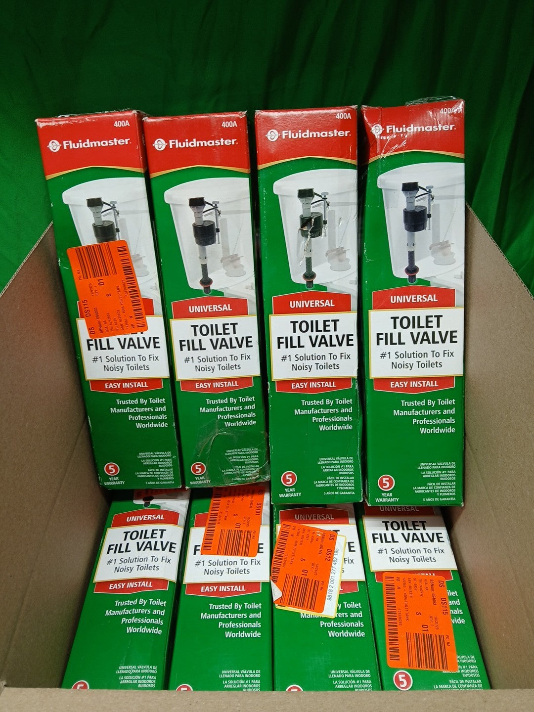 *12* PACK Fluidmaster 400A Universal Toilet Fill Valve...