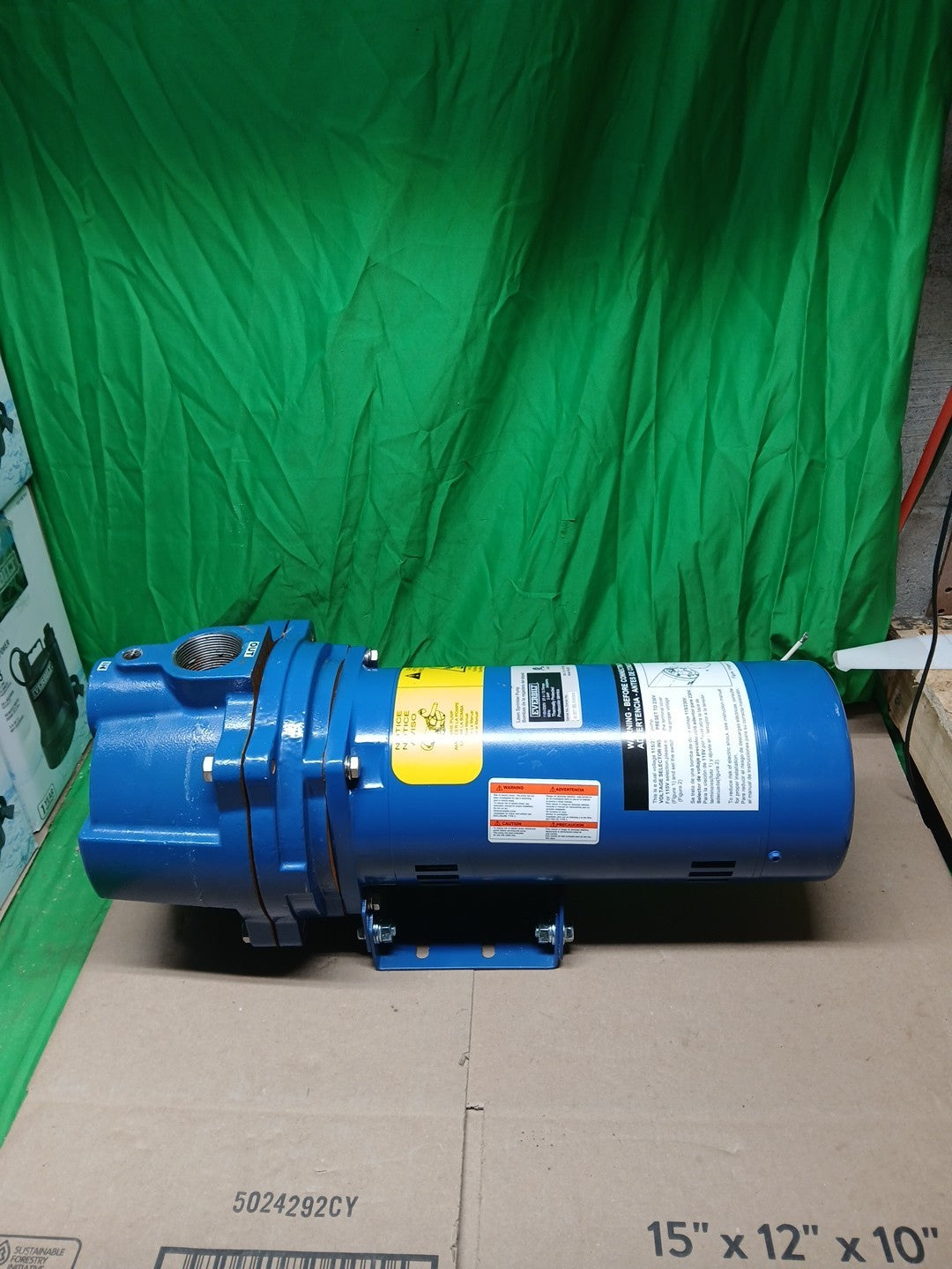 Everbilt Professional Irrigation Pump Cast Iron 2 HP Dual Voltage, HDLS20 PARTS