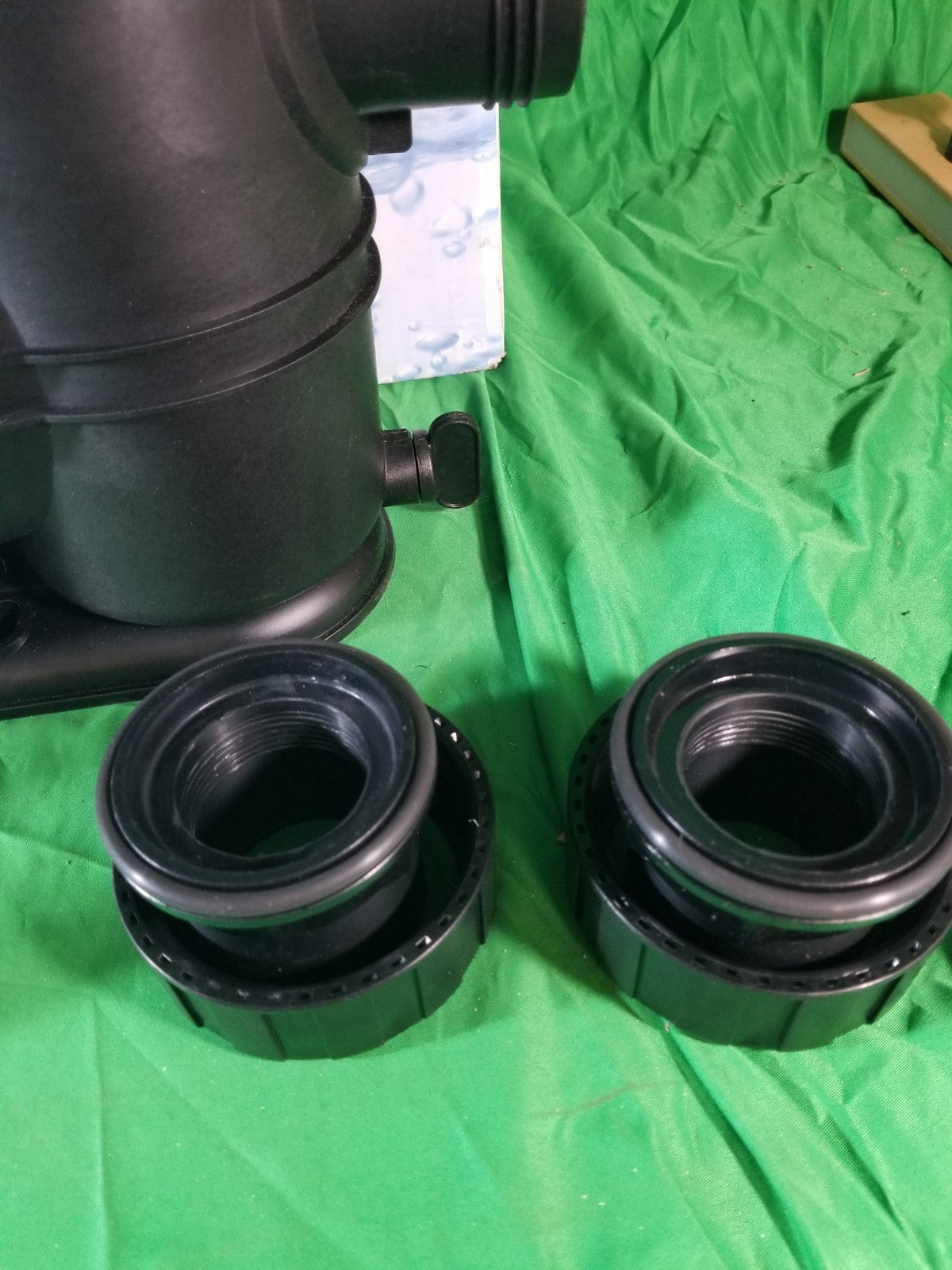 Everbilt Pool Pump Fan-Cooled Motor 1.5 HP 230V NEW OB Has Unions.