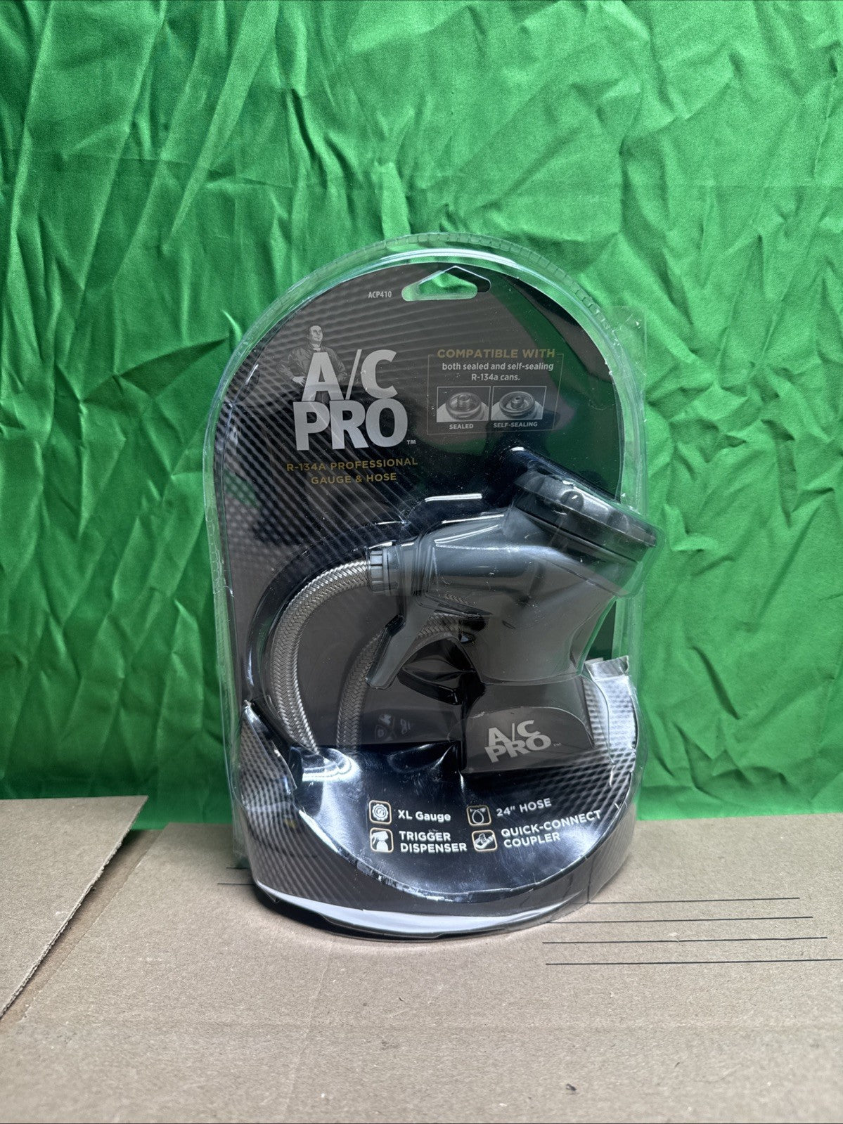 AC Pro Auto AC Recharge Gauge and Hose R134a Quick Connect - Energizer Auto