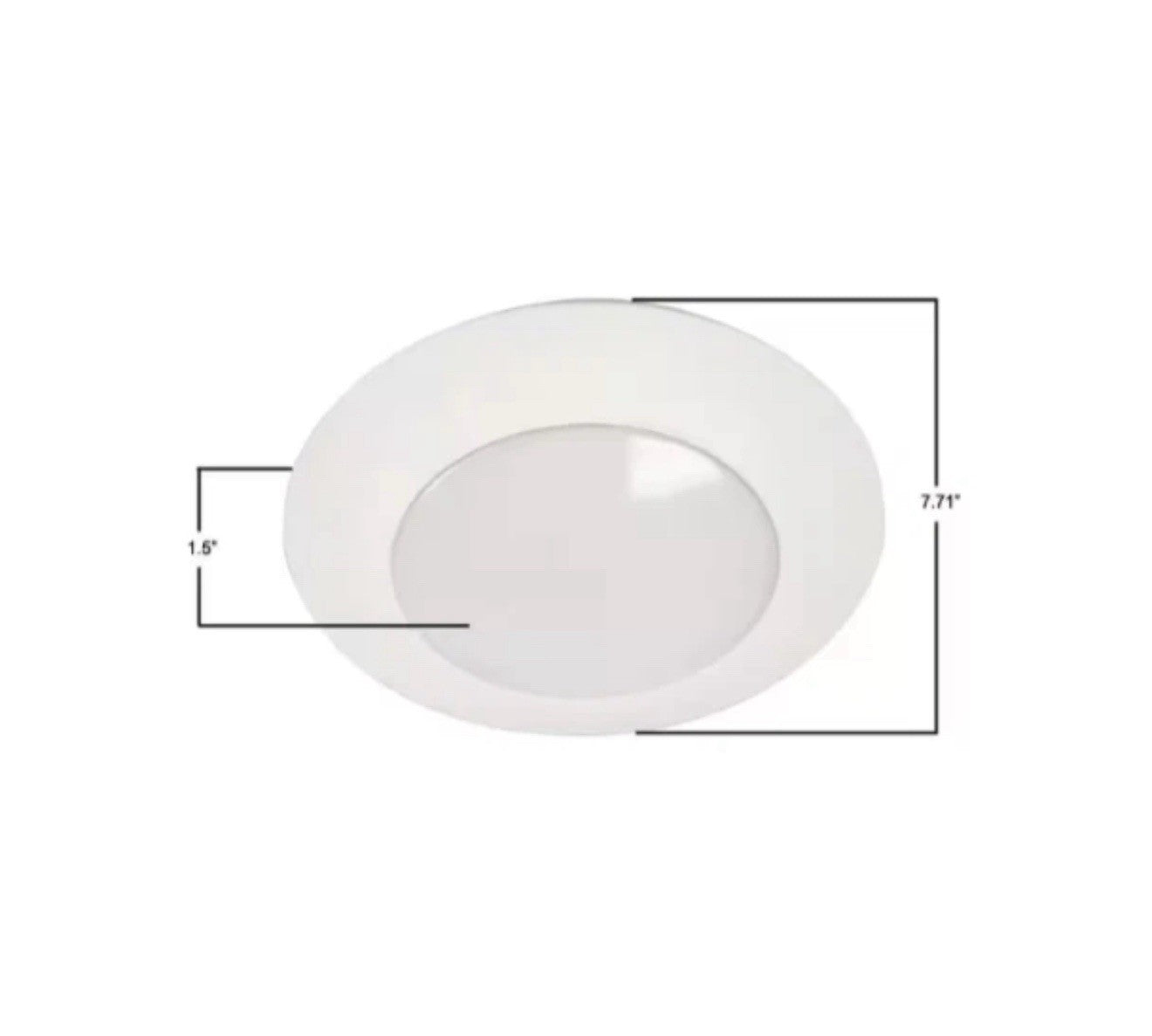 HALO HLC 6 in. 3000K Integrated LED Recessed Light Trim (6-Pack)