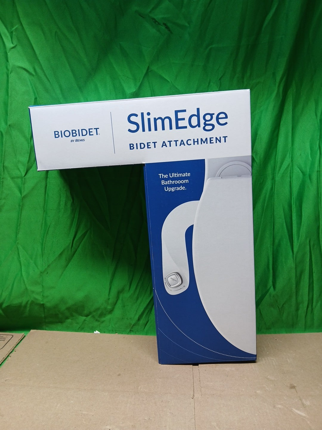 Bio Bidet SlimEdge Bidet Attachment for Toilet, Non Electric Self Cleaning White