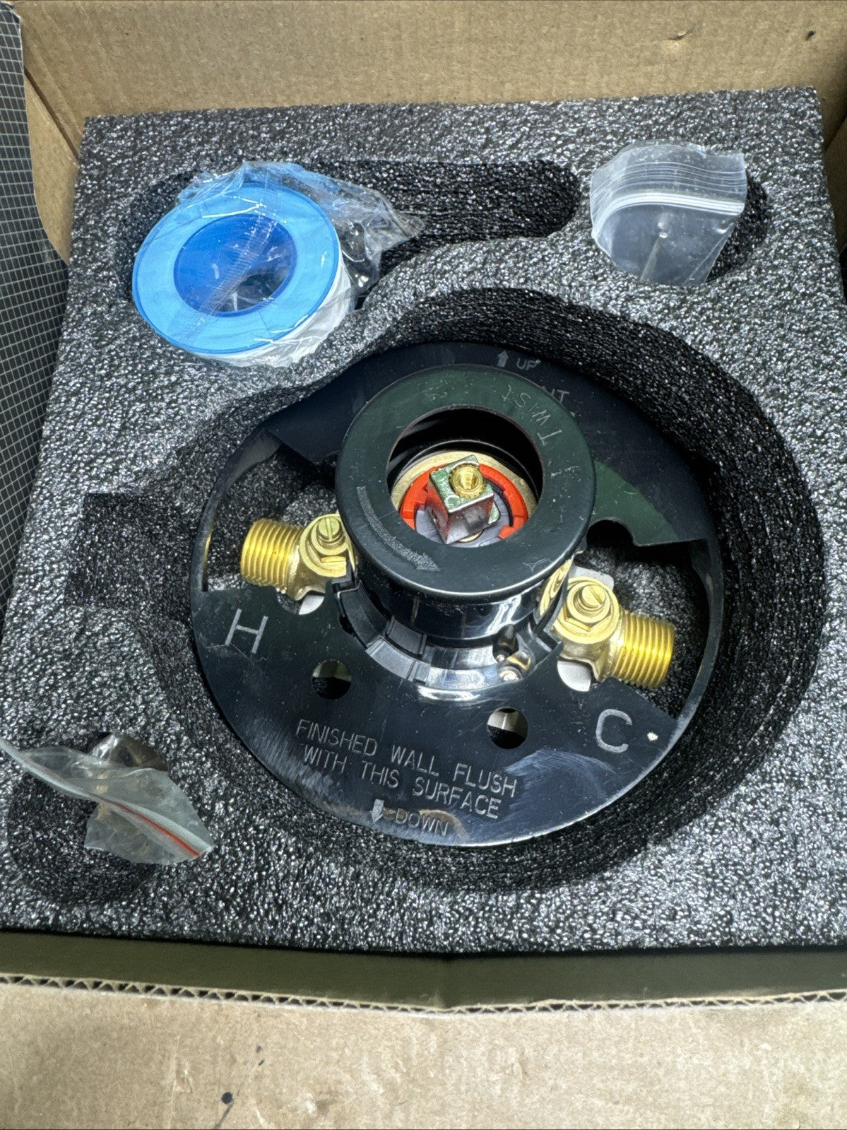 Faucet Design & Quality Wall Mount Shower Faucet AA205BN Brushed Nickel NOB