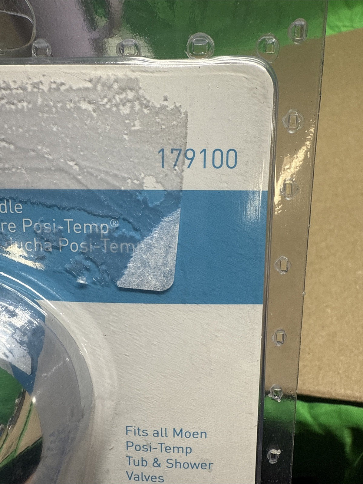 MOEN Posi-Temp Handle Kit 179100 CHROME NEW OPEN BOX