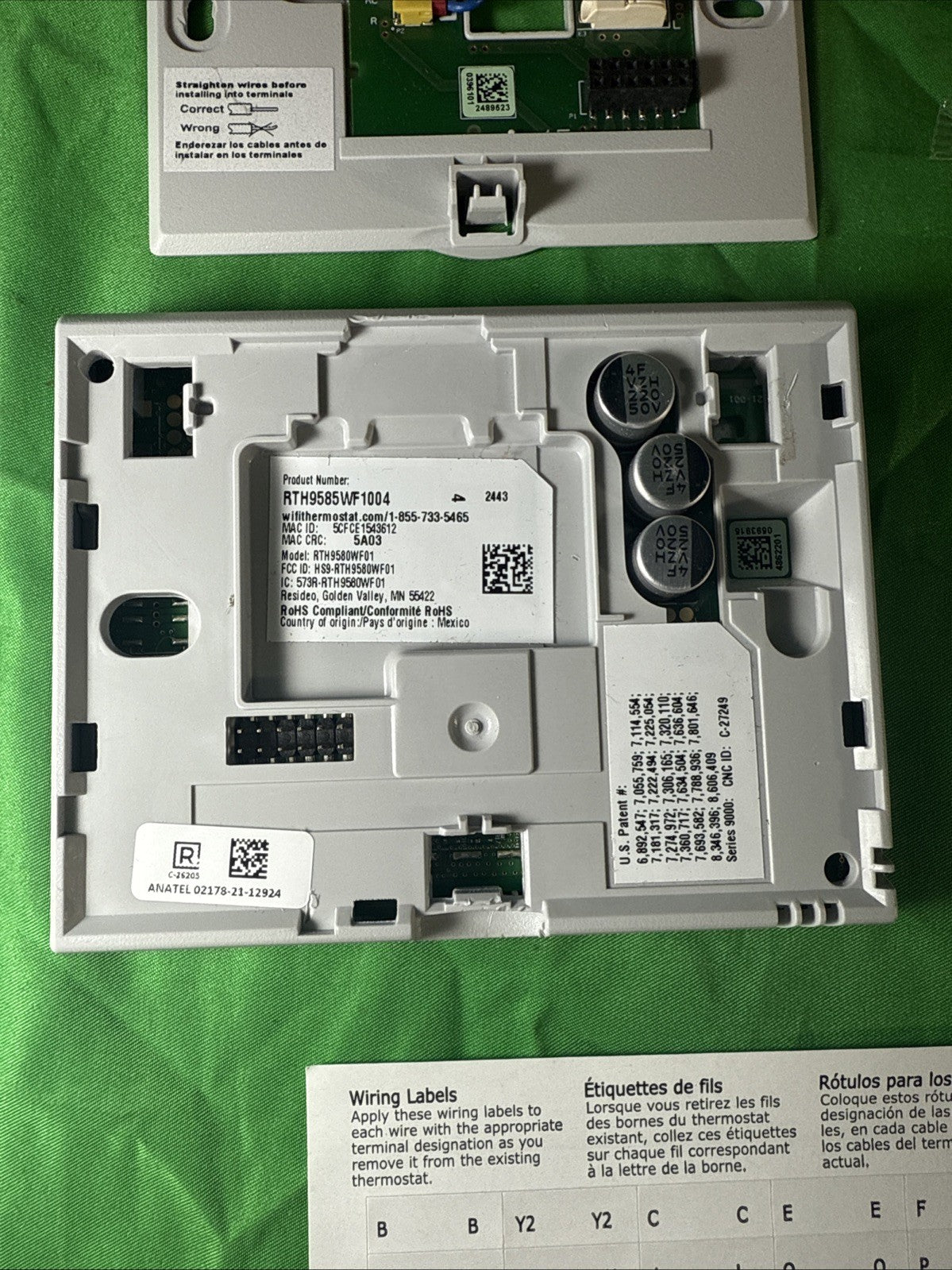 Honeywell Home RTH9585WF1004 Wi-Fi Smart Thermostat - Silver