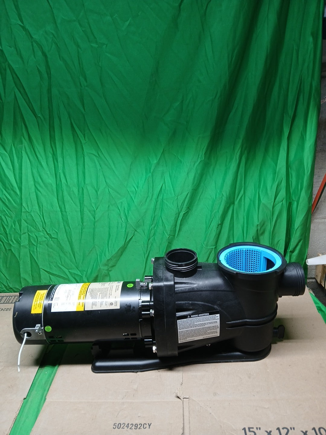 Everbilt 1.5 HP 2-Speed Pool Pump 230-Volt SPP15002-2SP NEW open Box-