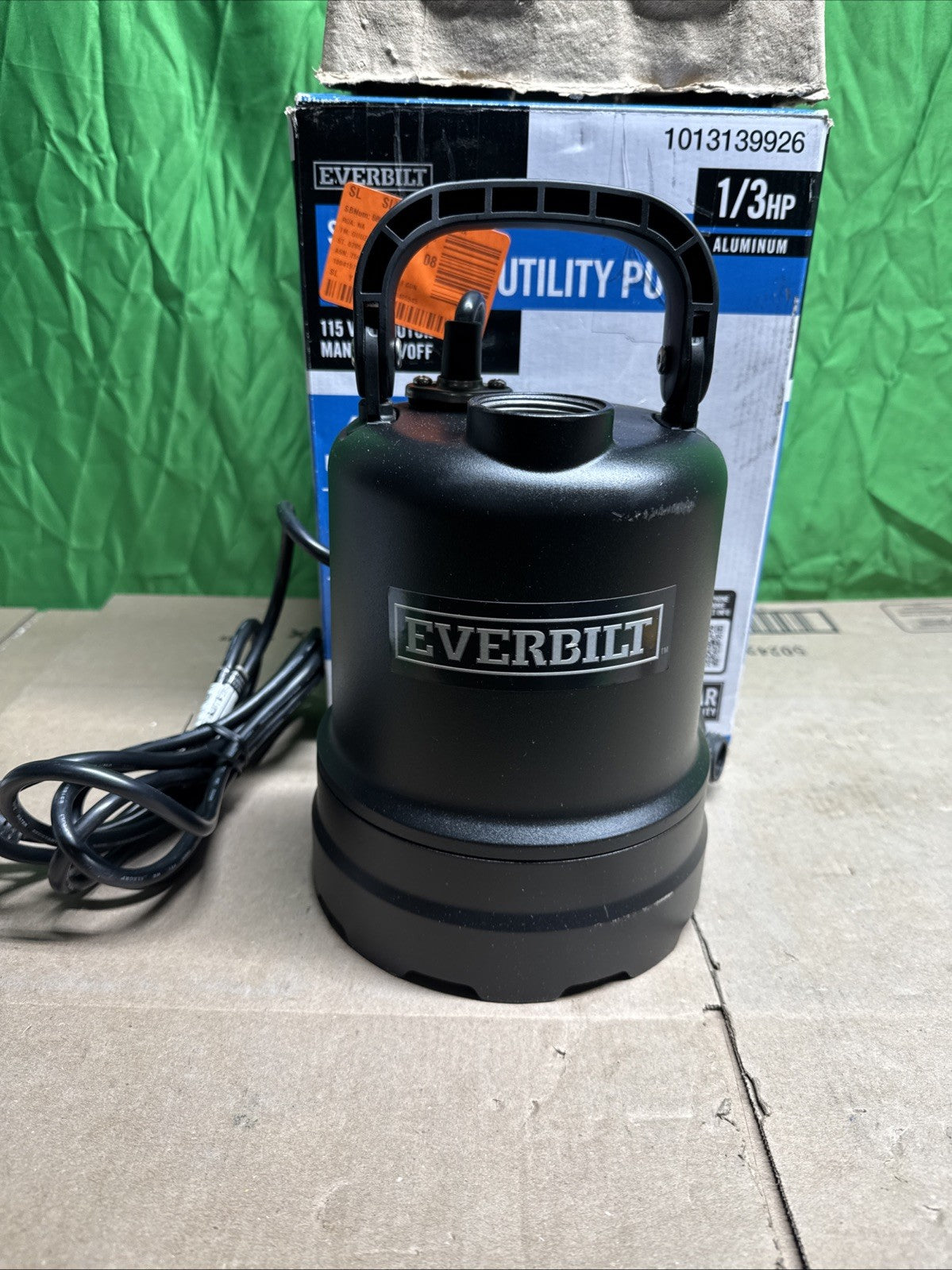 Everbilt 1/3 HP Submersible Aluminum Utility Pump
