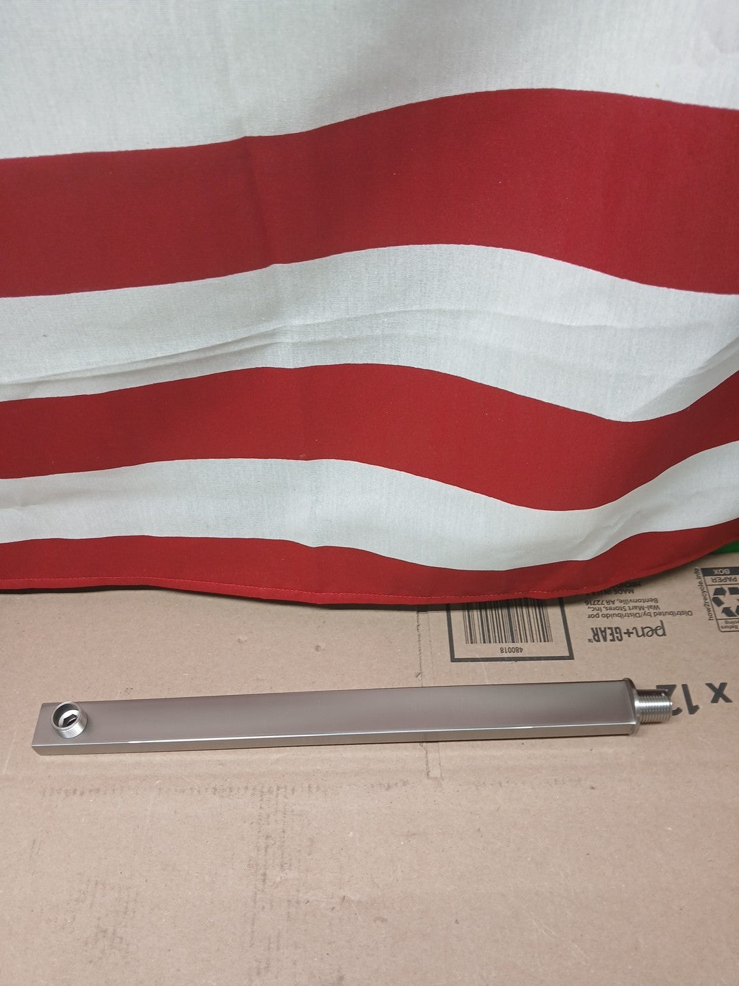 ELLO&ALLO Shower Faucet Set Mixing Valve and Trim Kit Brushed Nickel, Rainfall W