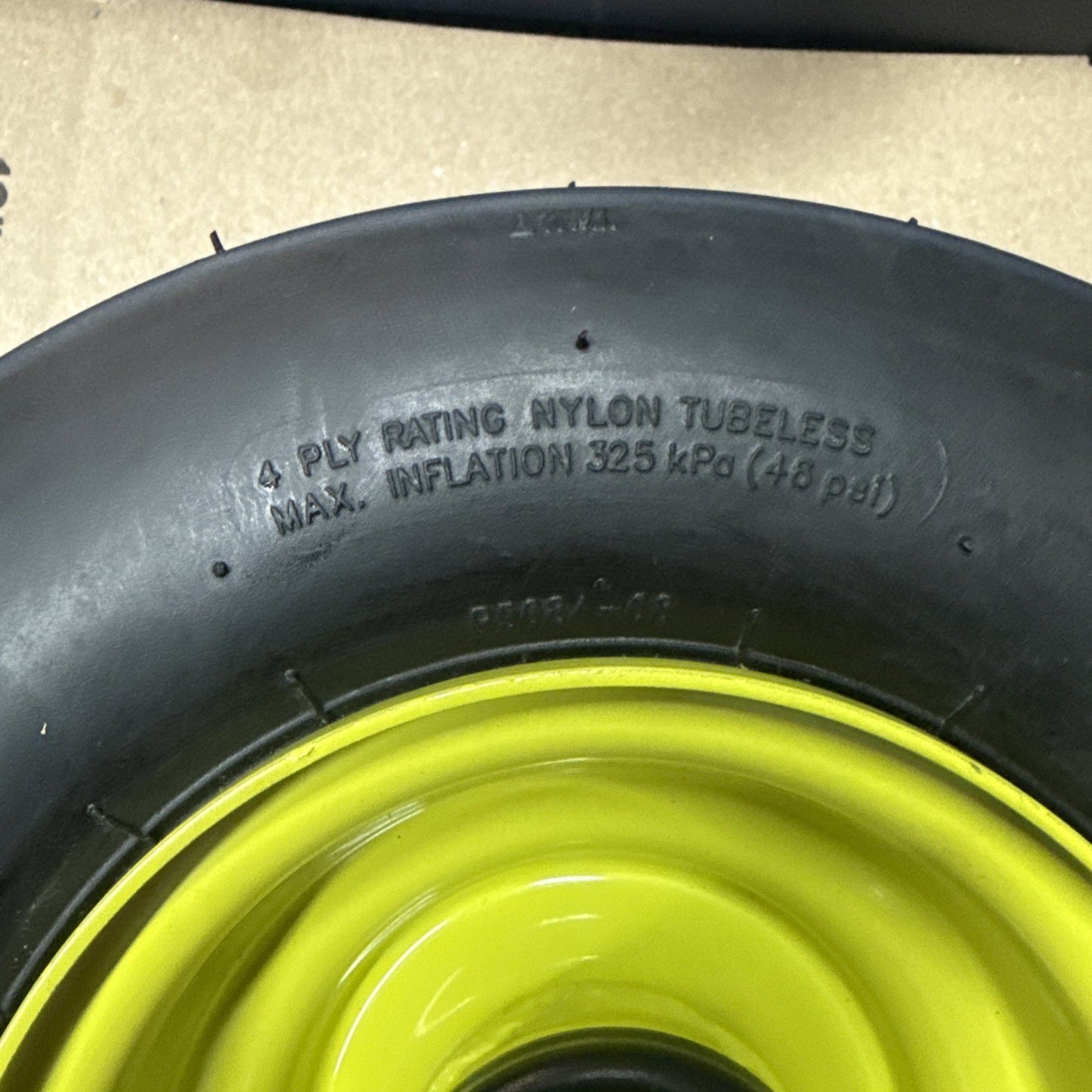 Front Wheel & Tire for Ryobi Z30Li 80v Zero Turn Mower