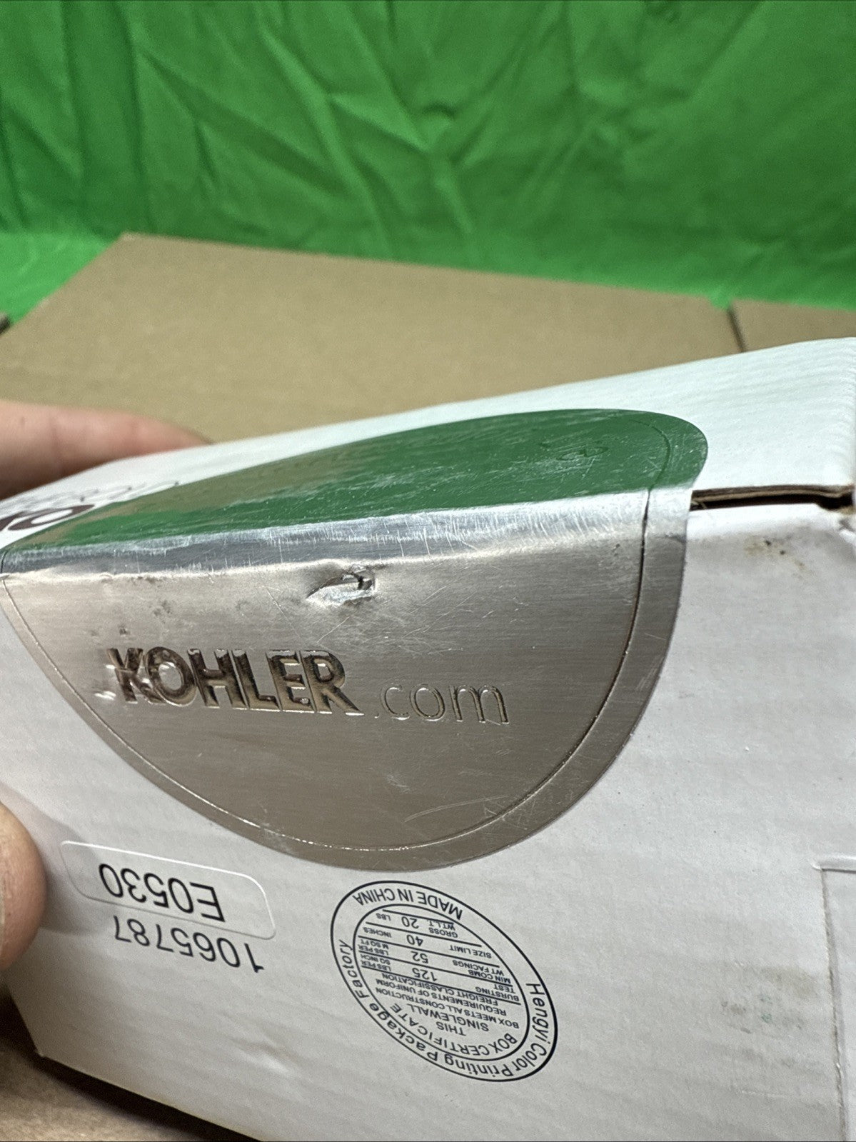 KOHLER Elate Knob Robe/Towel Hook in Vibrant Brushed Moderne Brass