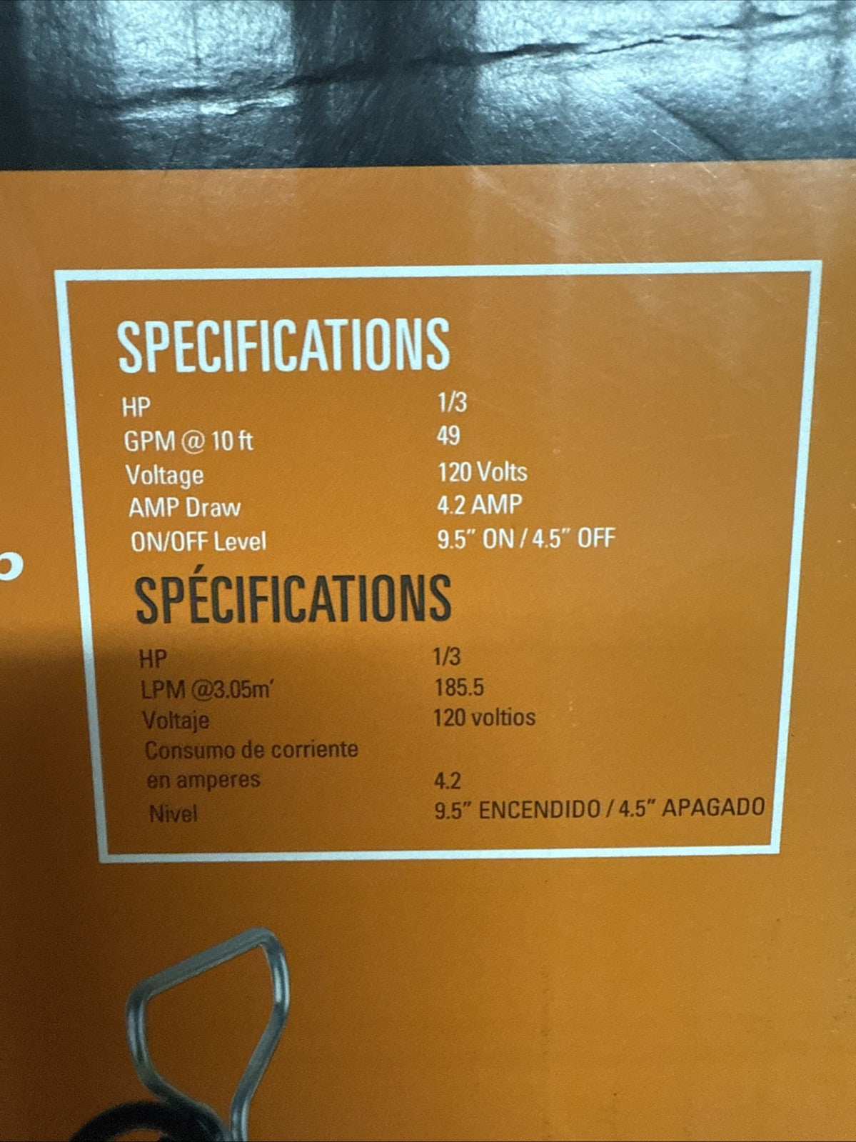 RIDGID 70058-RHD1 1/3 HP Stainless Steel Dual Suction Sump Pump