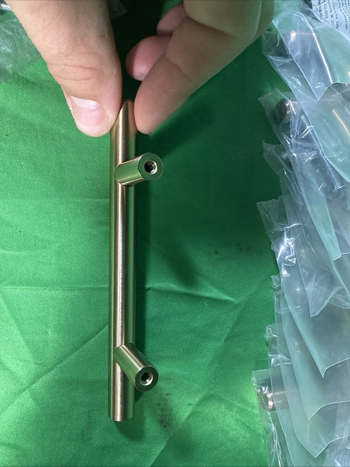 Lot of 10 Amerock Drawer Cabinet Bar Pulls 3" Golden Champagne BP40515BBZ