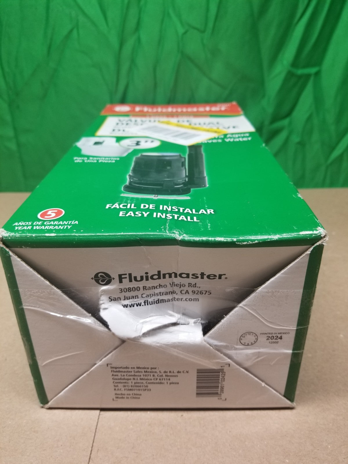 Fluidmaster Replacement 3 in. Dual Flush Valve for Toilets (1-Piece) OPEN BOX