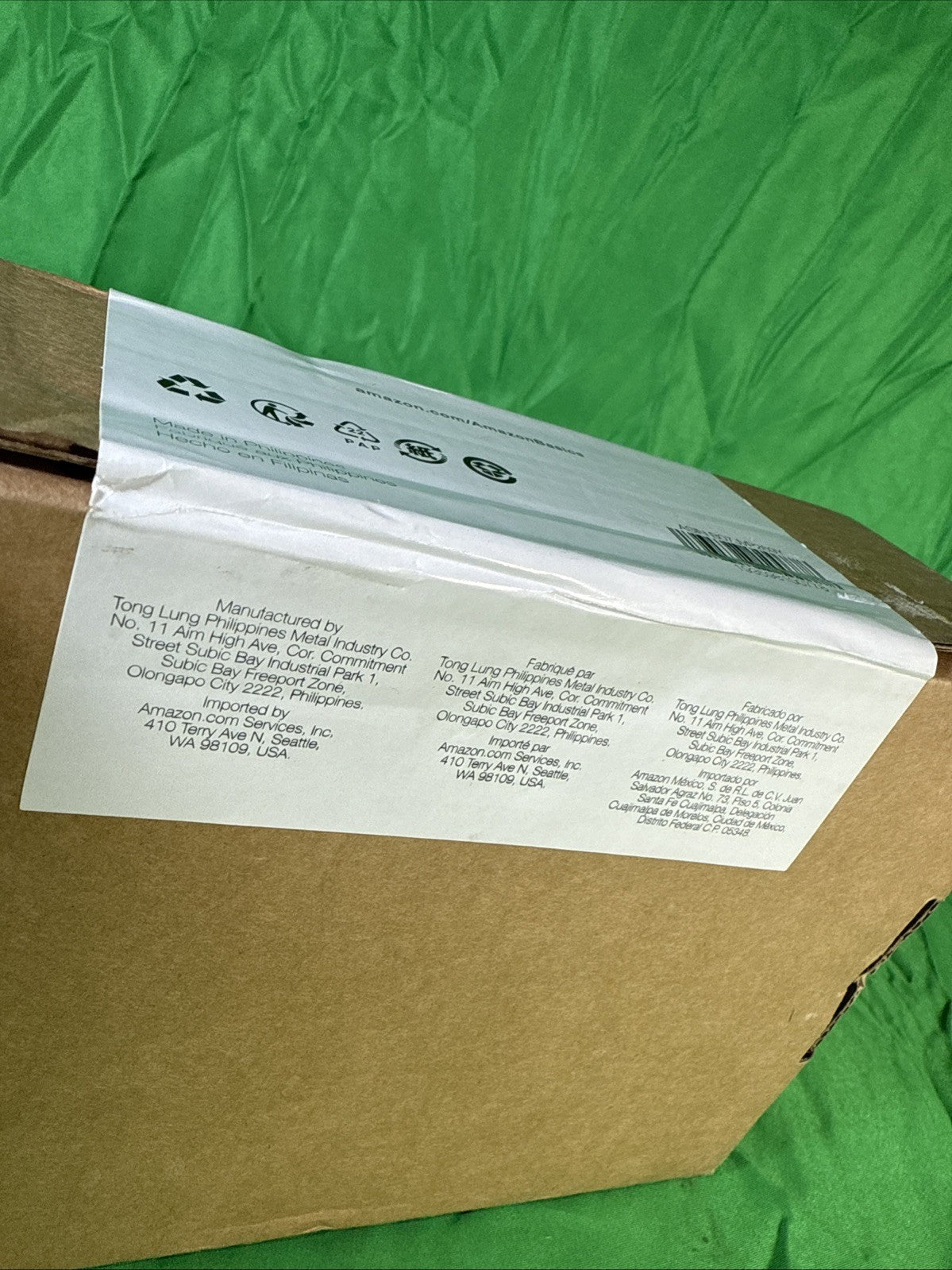 Straight Door Lever, Passage, Satin Nickel, 1-Pack