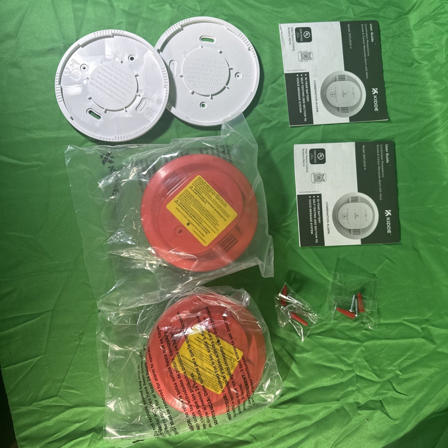 2-PACK Kidde Smoke & Carbon Monoxide Detector 10yr Battery Model: 30CUD10 NEW OB