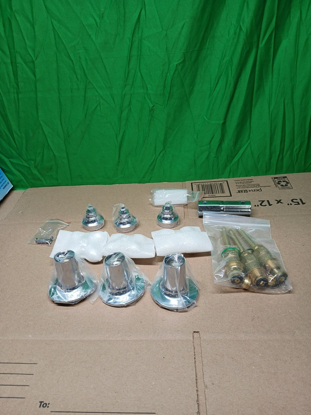 Danco 39696 Tub/Shower 3-Handle Remodeling Trim Kit in Chrome for Sayco