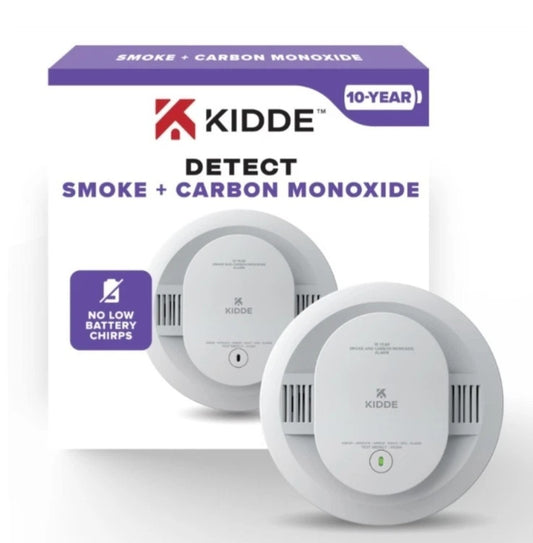 Kidde Detect 30CUD10-V Smoke + Carbon Monoxide Alarm - 10Yr Battery (E10038055)