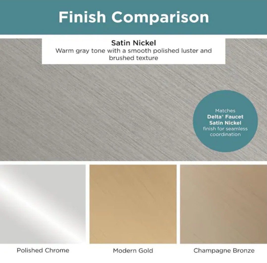 25-pack Liberty Mila 1 Ea 5-1/16” & 1 Ea 3”  Satin Nickel Drawer Pull