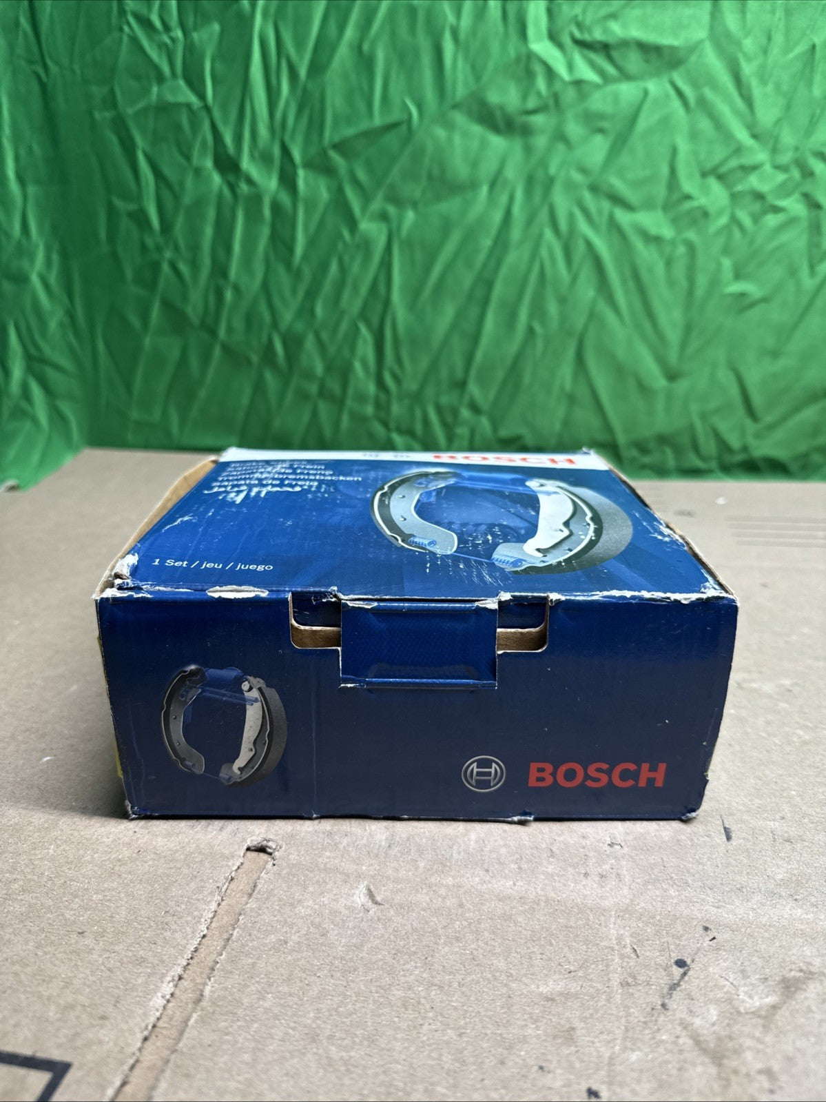 Bosch BS859 Blue Drum Parking Brake Shoe Set for Select Lexus ES250, ES300