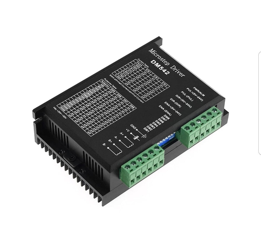 CNC Digital Microstep Driver DM542 - 2-Phase Digital Stepper Motor Controller...