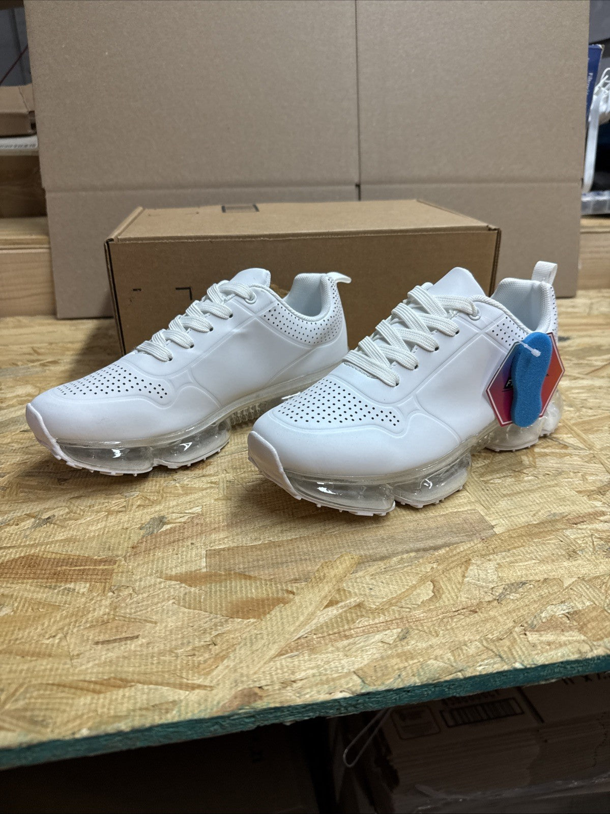 Lucky step women’s air cushion fashion sneakers breathable comfortable Size 7