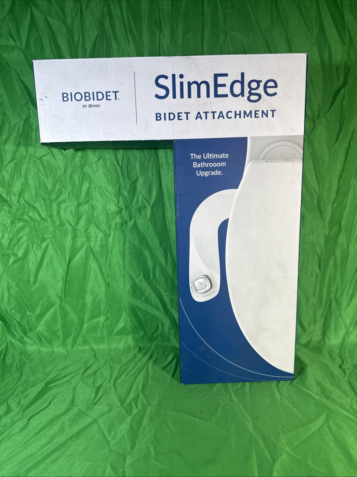 Bio Bidet SlimEdge Bidet Attachment for Toilet, Non Electric Self Cleaning White