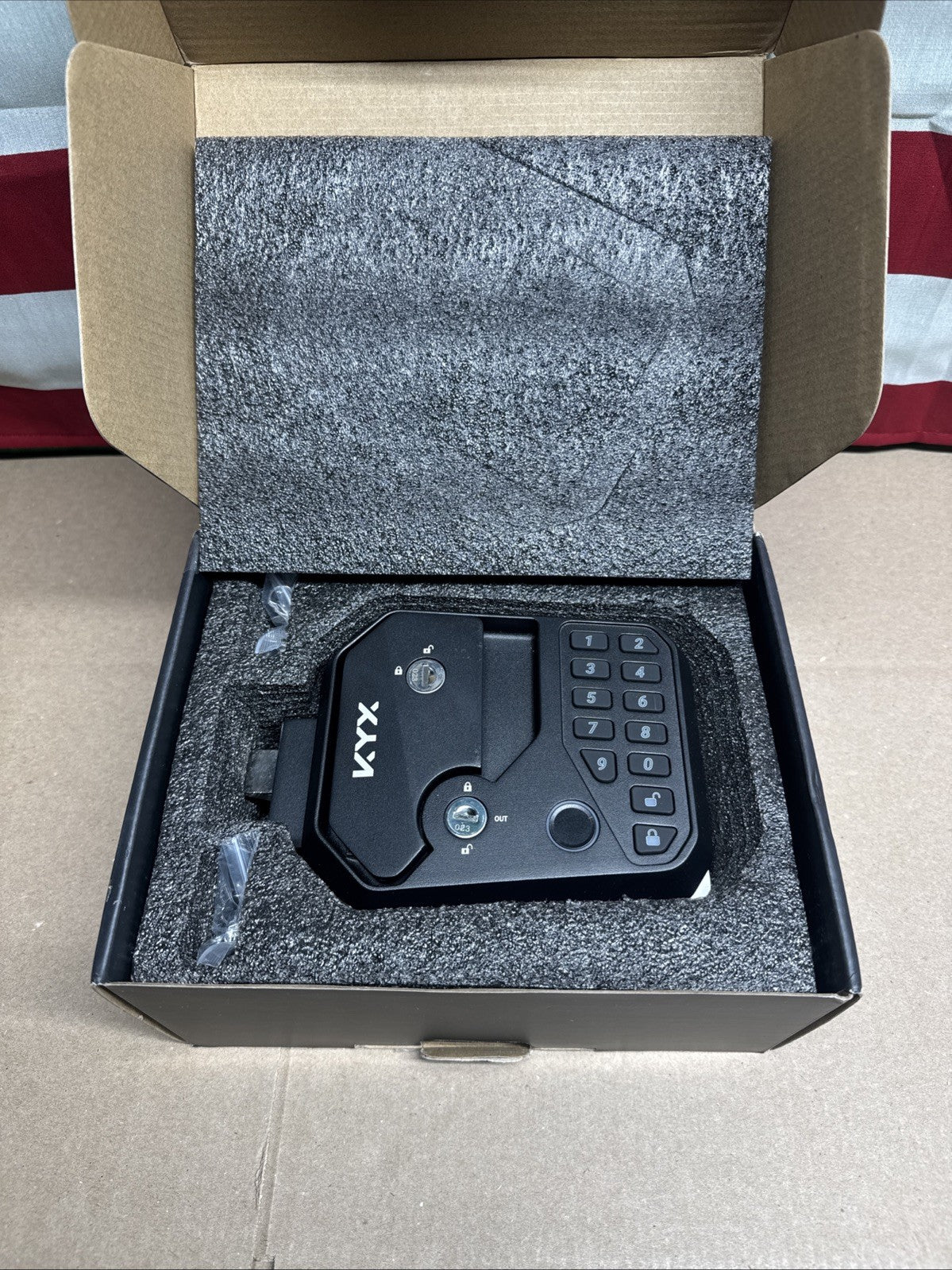 KYX RV Door Lock Keypad Keyless Entry with Remote Control Black JD-RV1 NEW