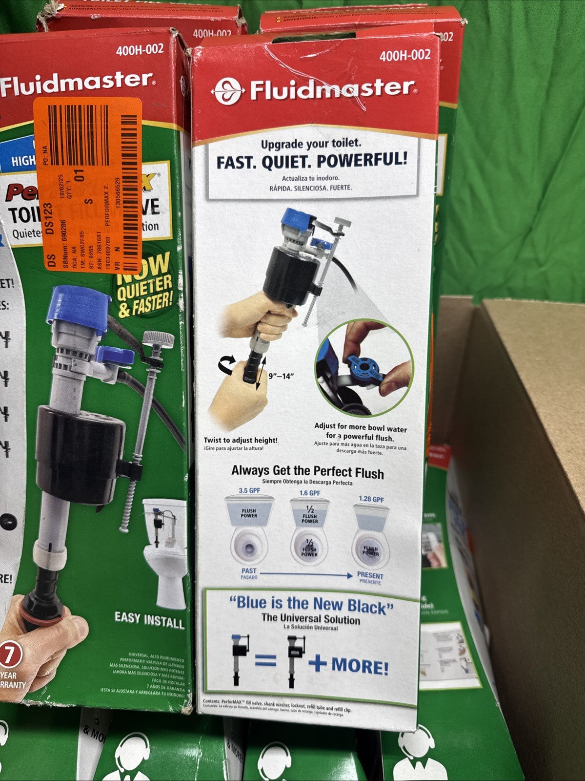 LOT OF 8 Fluidmaster 400H-002 Performax Universal Toilet Fill Valve