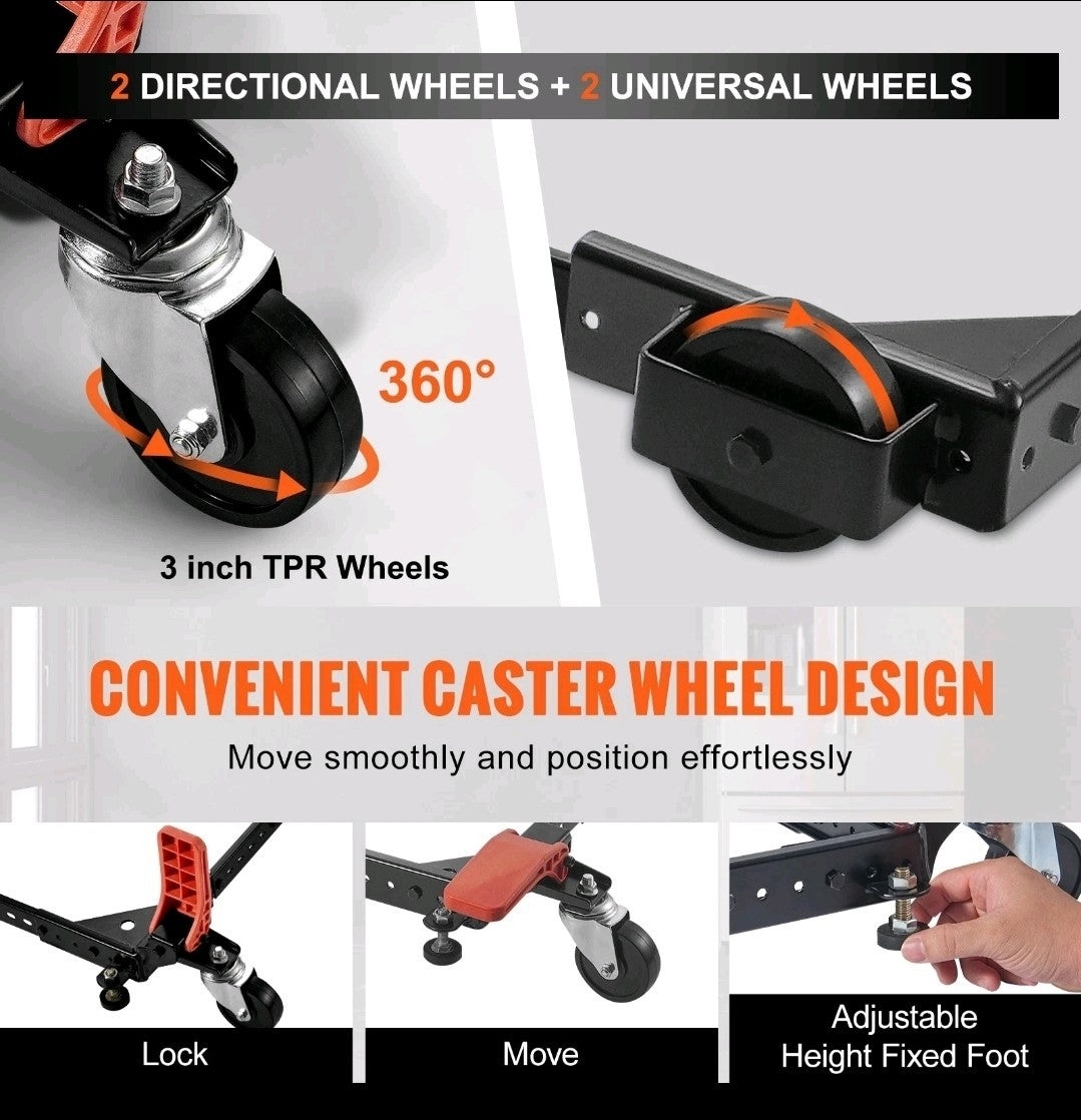 VEVOR Mobile Base Heavy Duty Universal Stand 500 lbs Capacity For Tools Machines