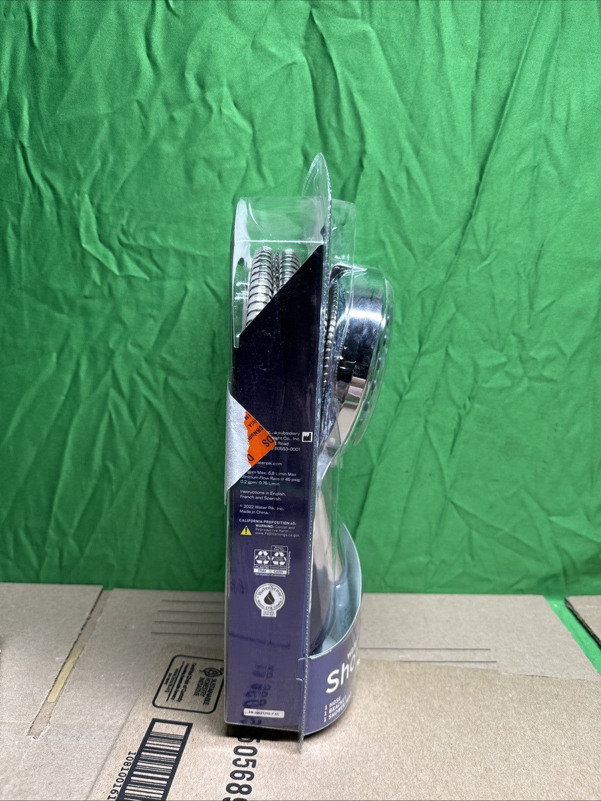 7-Spray Patterns w/ 1.8 GPM 4.75" Wall Mount Adjust Handheld Shower Head, Chrome