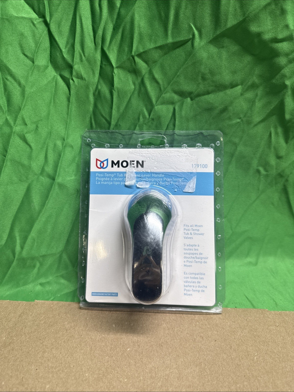 MOEN Posi-Temp Handle Kit 179100 CHROME NEW OPEN BOX