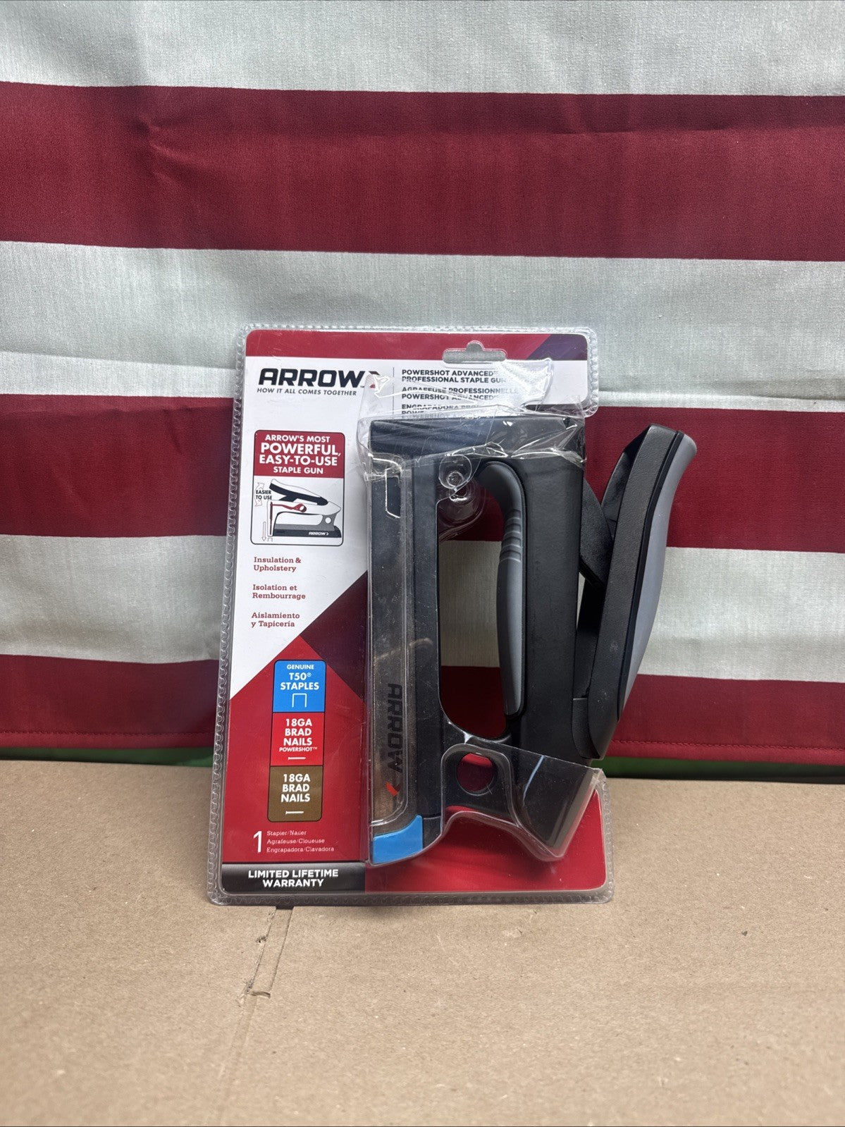 Arrow T50HS PowerShot Professional Heavy Duty 2-In-1 Staple and Brad Nail Gun