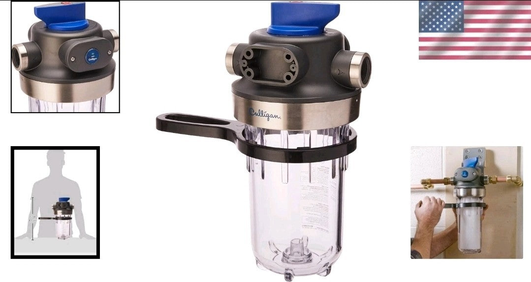 WQA Certified Whole House Water Filter - Heavy Duty, Protects Homes & Appliances