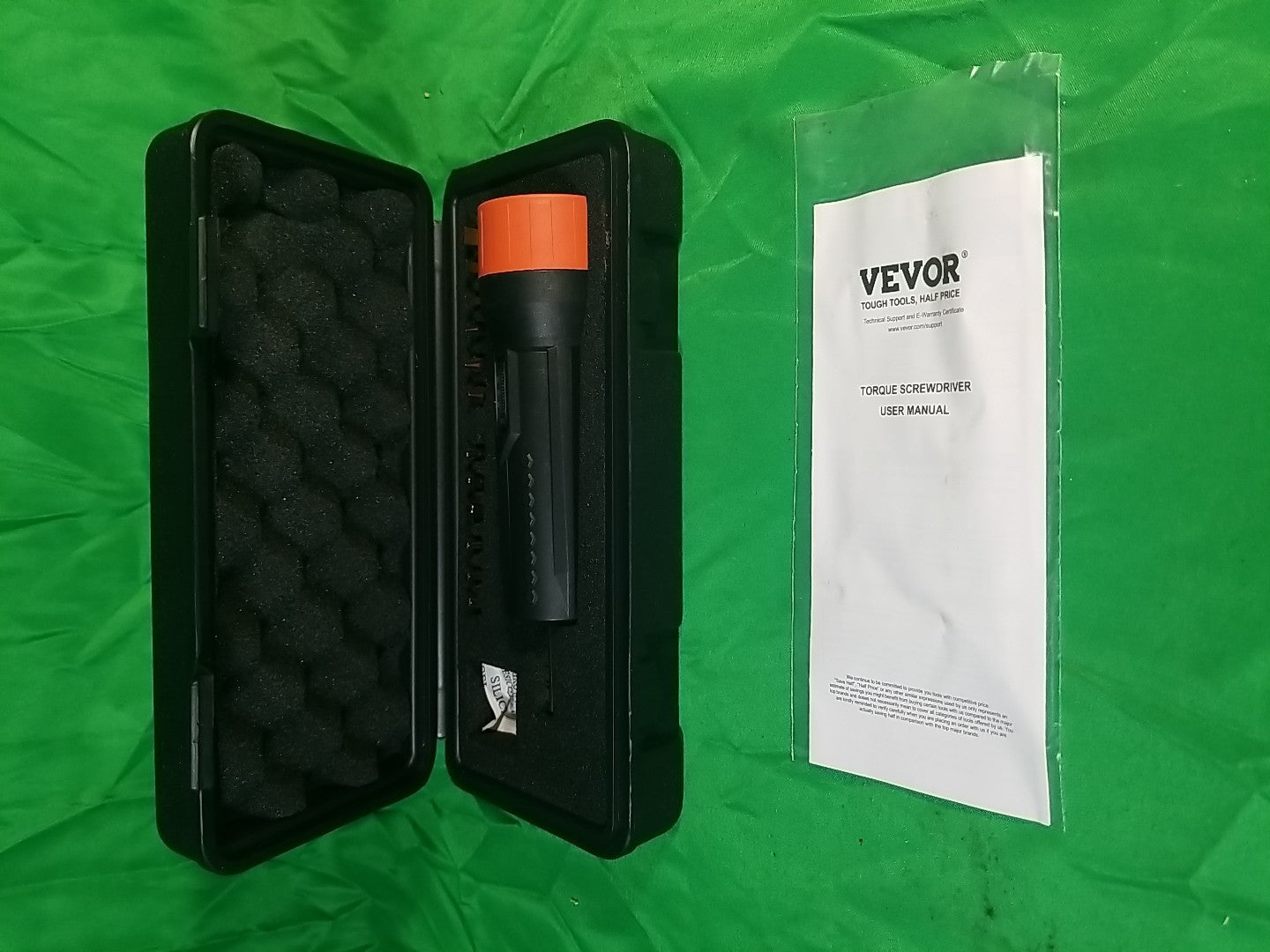 VEVOR Torque Screwdriver 1/4" Range 10-70 in/lb w/ 1 in-lb Increment View Window