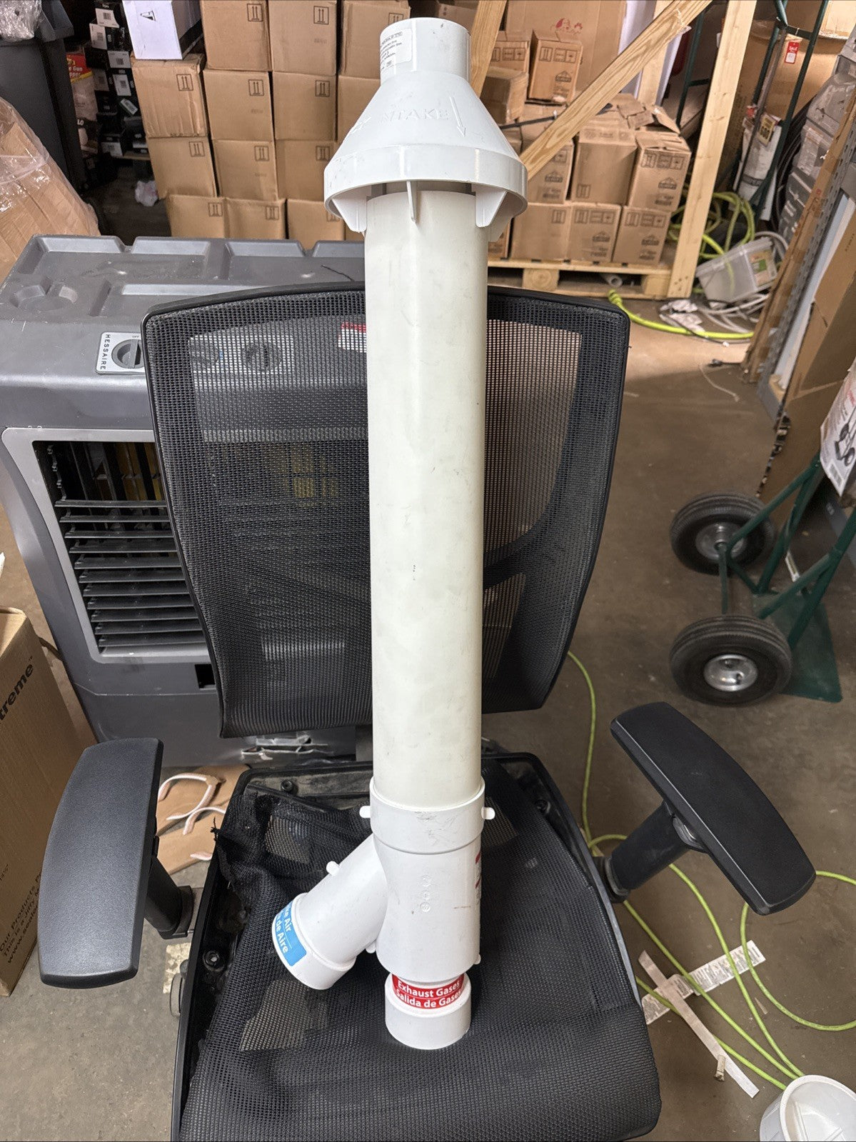 Rheem 3 in. PVC Horizontal or Vertical Concentric Vent Termination Kit