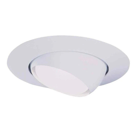 HALO 6" White Recessed Ceiling Light Trim with Adjustable Eyeball 6PK TRIM ONLY