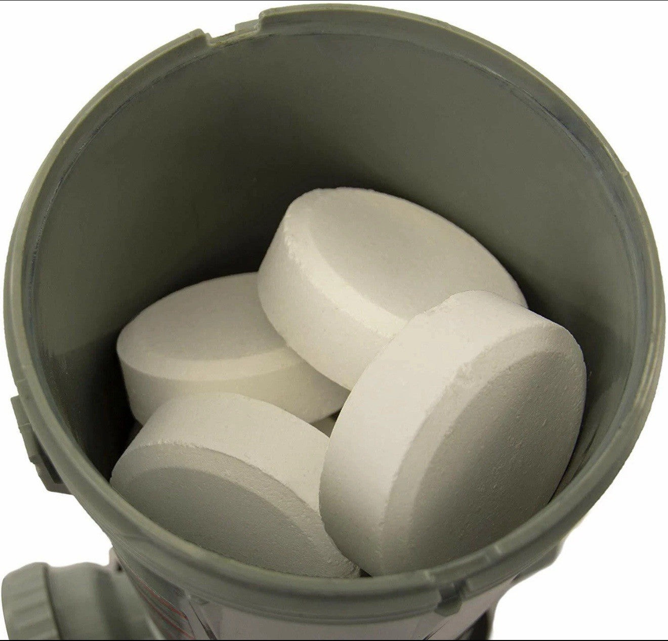 Rx Clear Inground In-line Swimming Pool Chlorinator Chemical Feeder-Holds 9 lbs