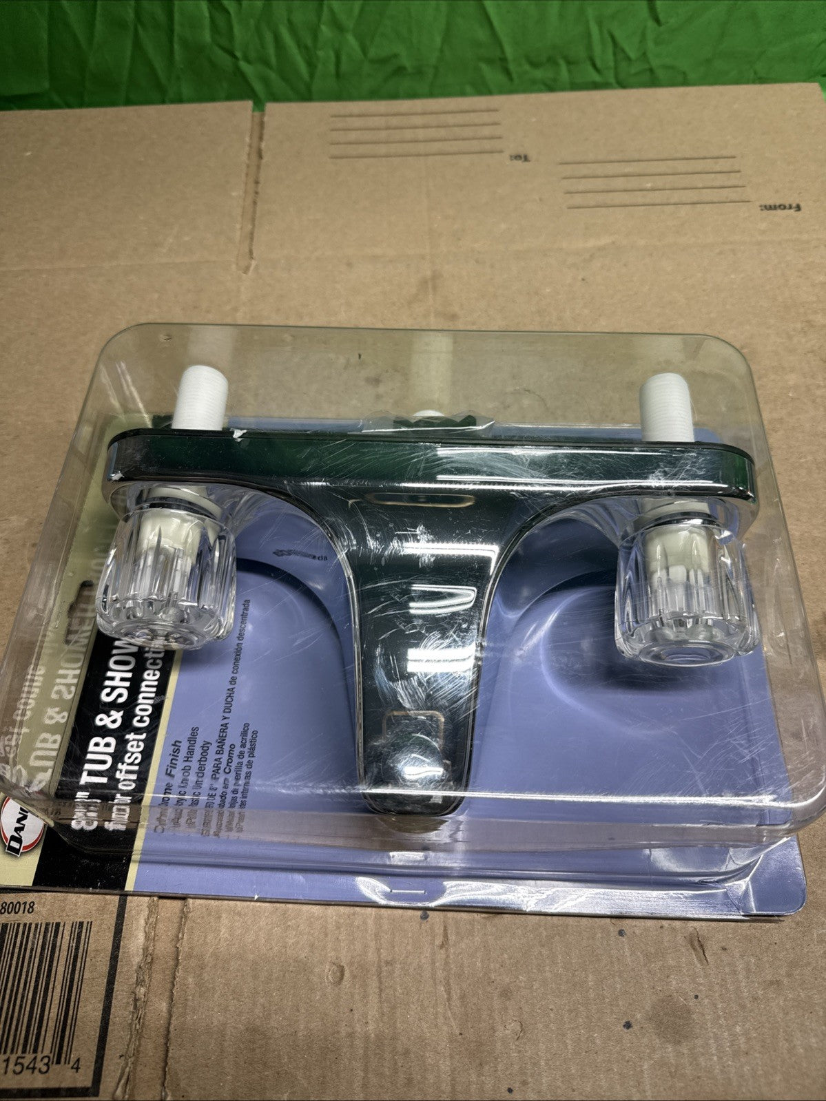 DANCO Mobile Home and RV 8 in. 2-Handle Tub and Roman Tub Faucet in Chrome