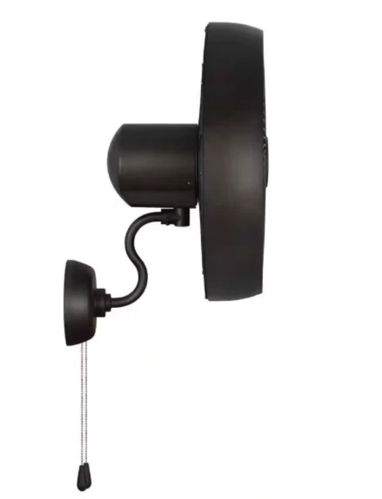 Hampton Bay 18 in. 3 Speed Oscillating High Velocity Flat Bronze Wall Mount Fan