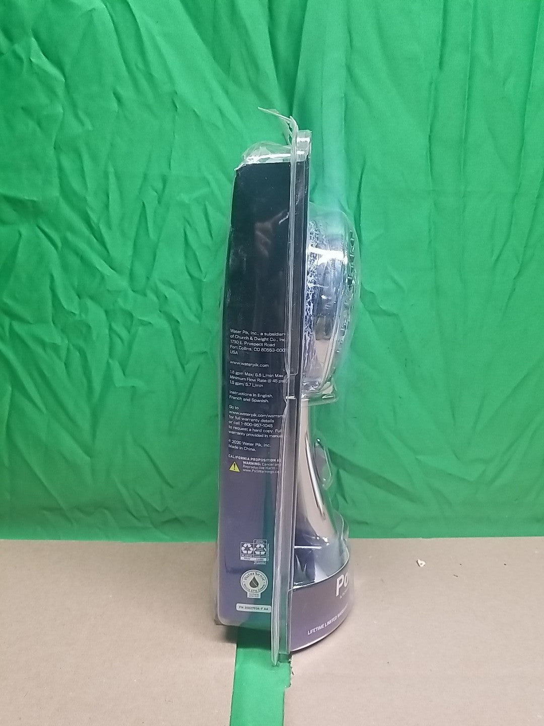 Waterpik 6-Spray Wall Mount Handheld Shower Head 1.8 GPM in Brushed Nickel NEW