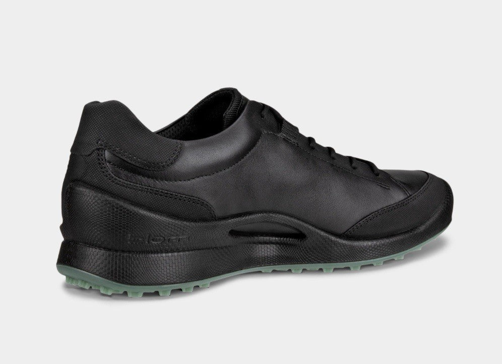 Men's Size 13-13.5 (EU 47) Leather Golf Shoe ECCO Golf Biom Hybrid Black/silver