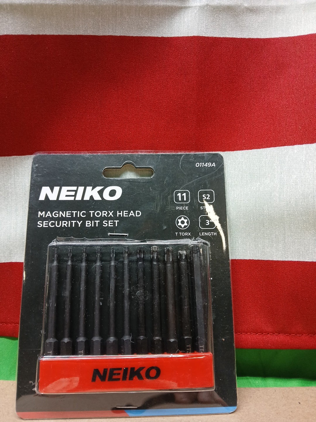 Neiko 10086A 6 Point Torx Plus Bit Socket Set, 1/4-Inch, One Size, Clear + Bits