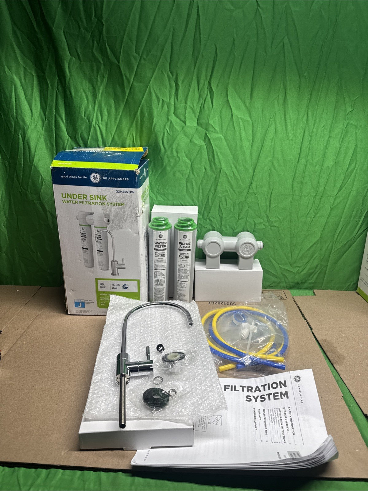 GE GXK255TBN Under Sink Dual Water Filtration System